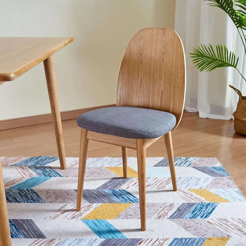 JP Mid-Century Modern Nordic Style Wooden Dining photo 2