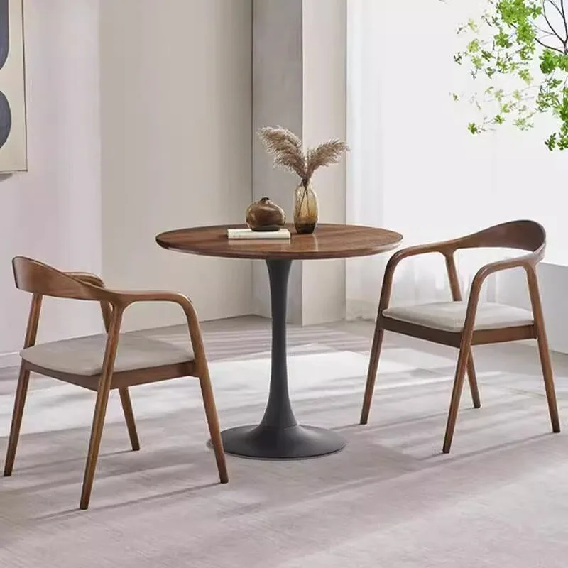 JP Minimalist Home Restaurant Backrest Solid Wood photo 3