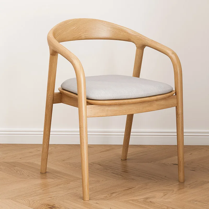 JP Minimalist Home Restaurant Backrest Solid Wood