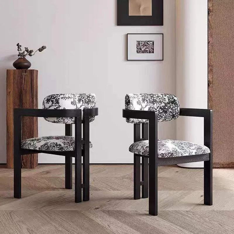 JP Modern Artistic Vintage Dining Chair Solid photo 2