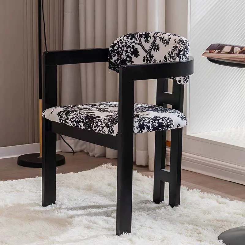 JP Modern Artistic Vintage Dining Chair Solid