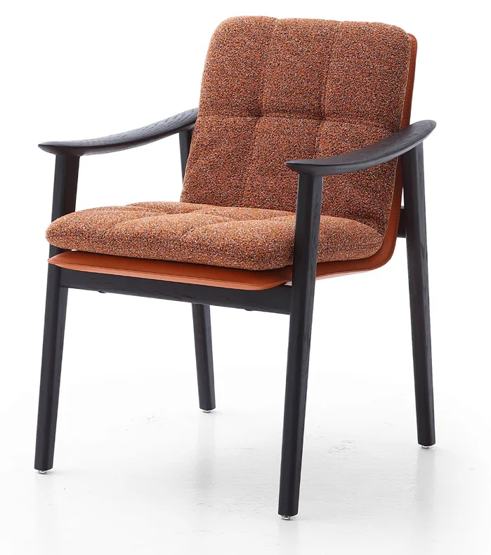 JP Modern Comfortable Armrest Dining Chair Soft photo 2