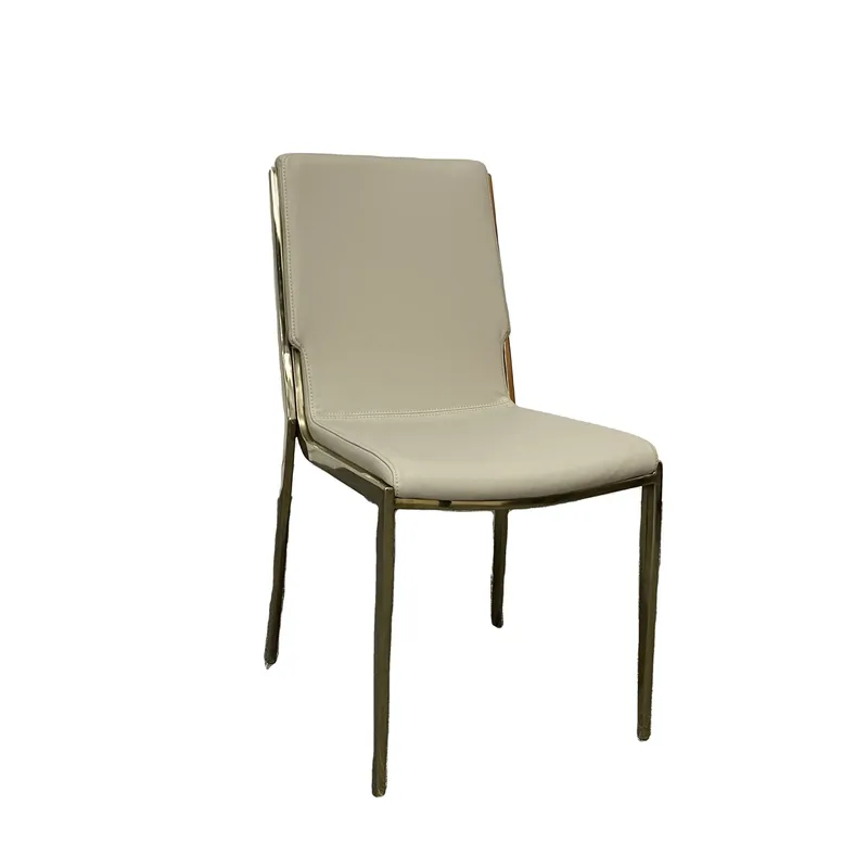 JP Modern Design Leather Stainless Steel Metal
