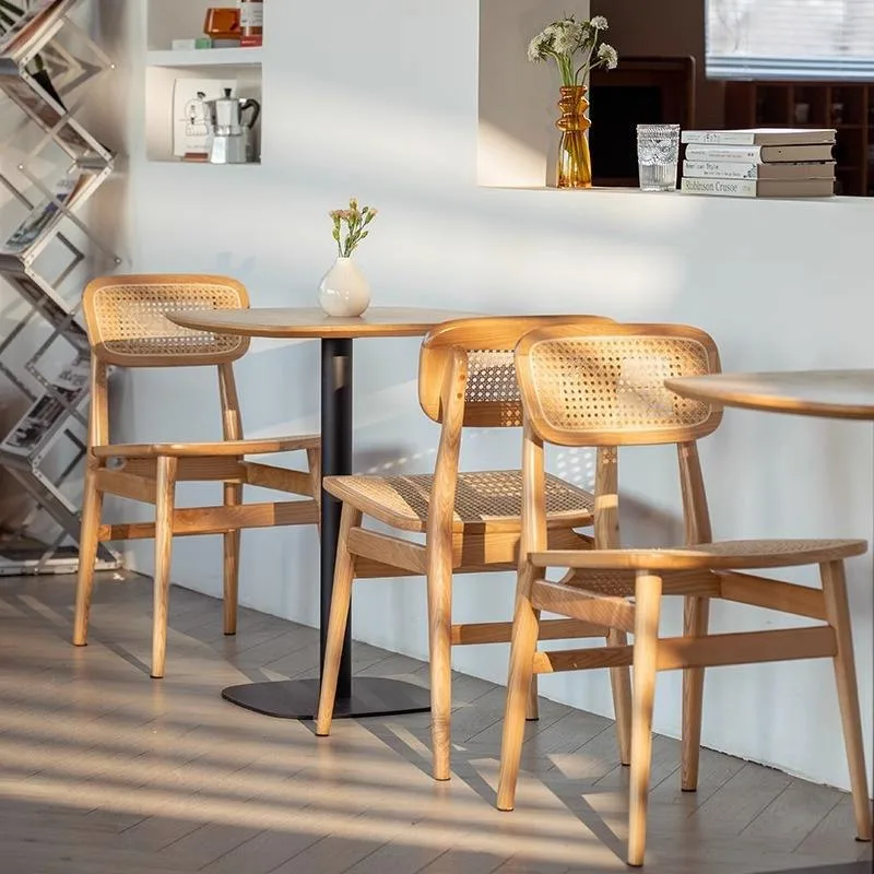 JP Modern Design Solid Wood Chair Woven photo 3