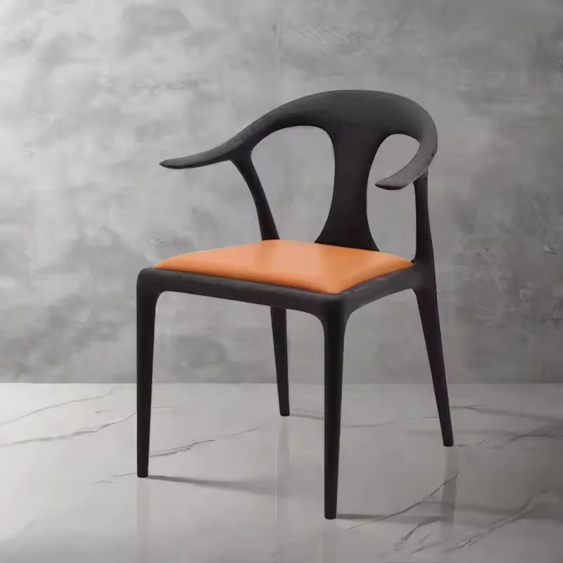 JP Modern Design Solid Wood Dining Chair Fabric photo 2