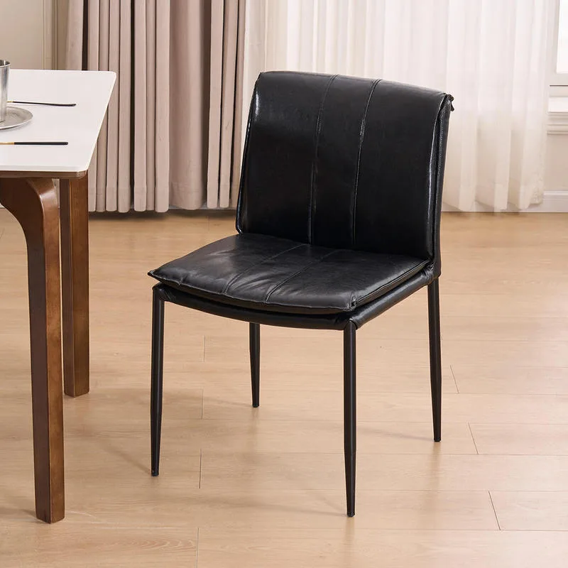JP Modern Dining Chairs Faux Leather Upholstered photo 2