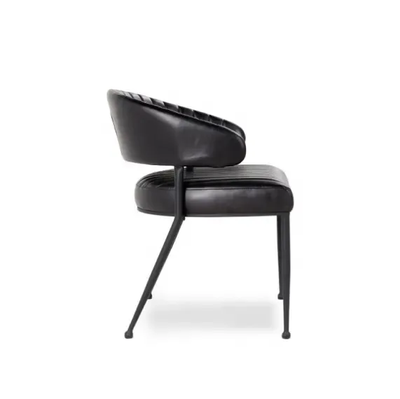 JP Modern Leather Dining Chair Leisure Home photo 2