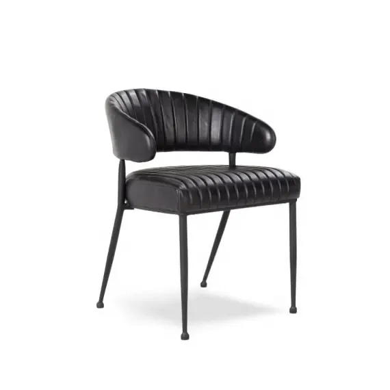 JP Modern Leather Dining Chair Leisure Home