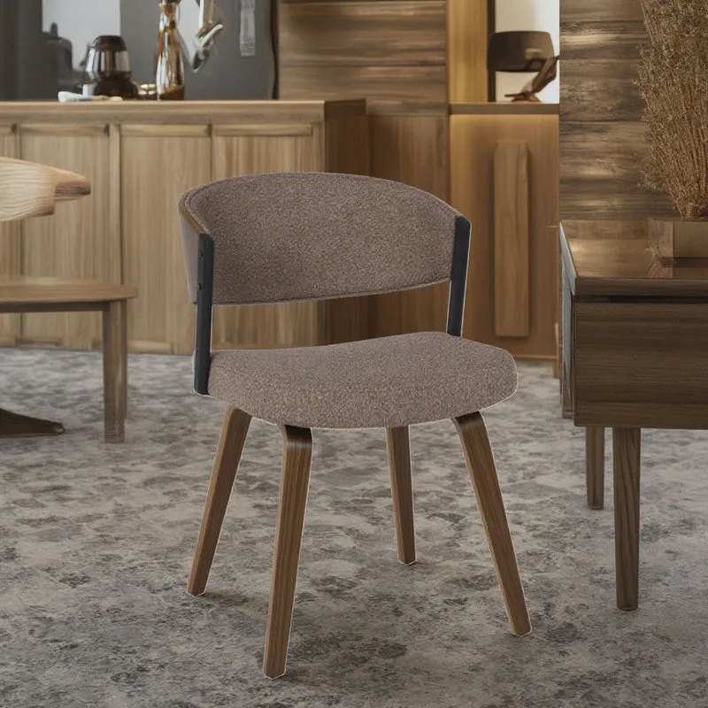 JP Modern Light Grey Linen-Style Dining Chairs photo 3