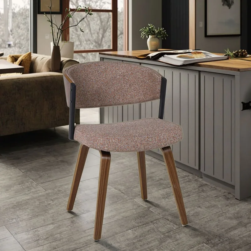 JP Modern Light Grey Linen-Style Dining Chairs