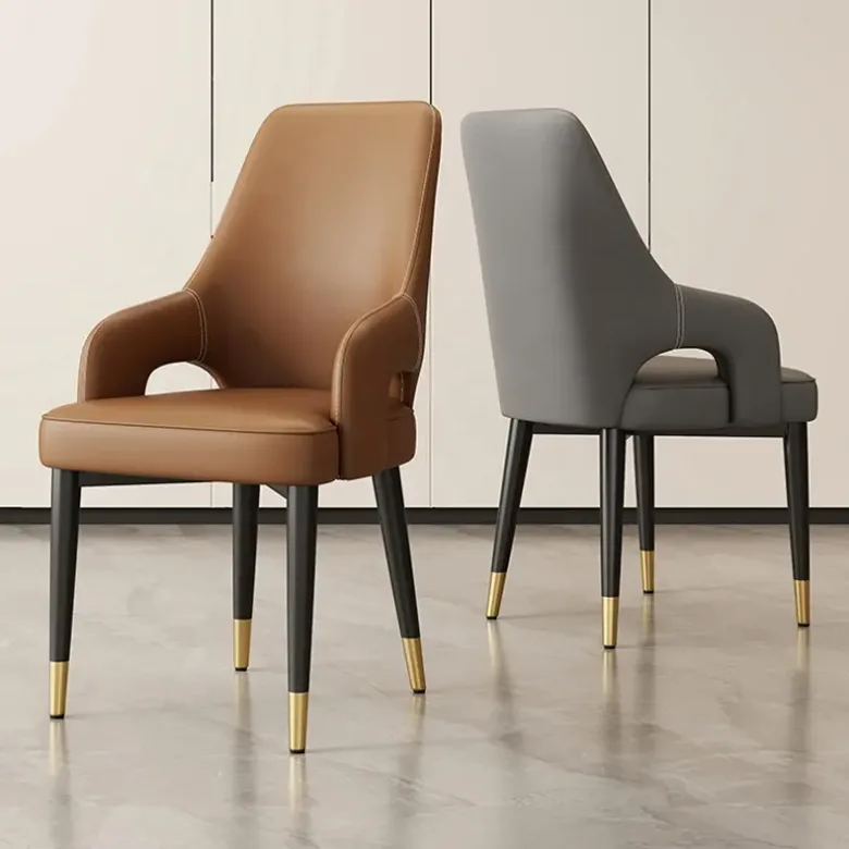 JP Modern Luxury Dining Chair with Gold photo 2
