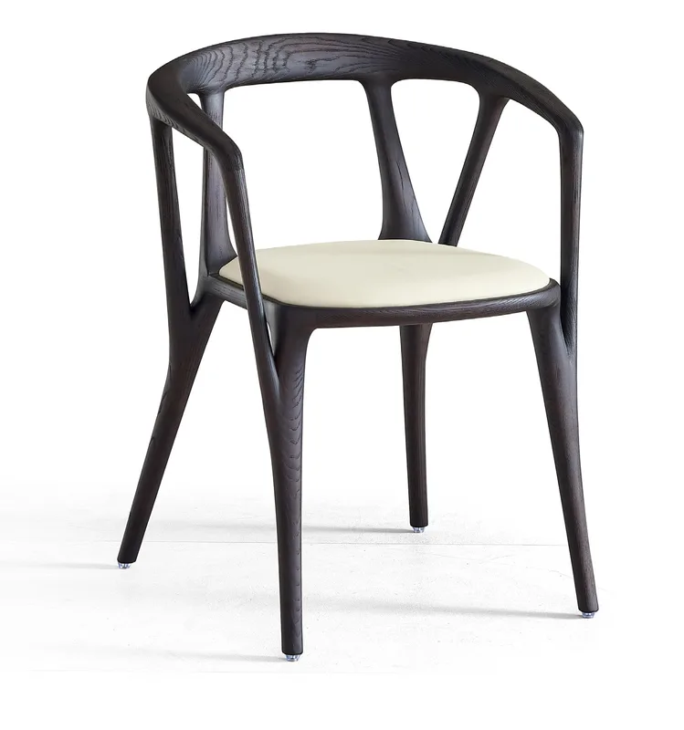 JP Modern Luxury Faux Leather Wooden Dining
