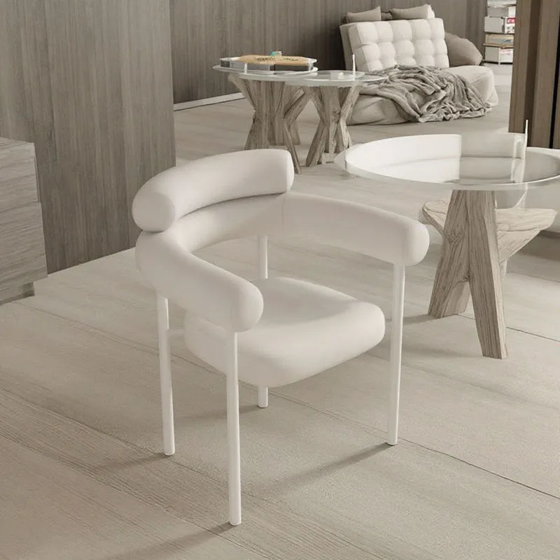 JP Modern Luxury Italian Velvet Fabric Dining photo 3