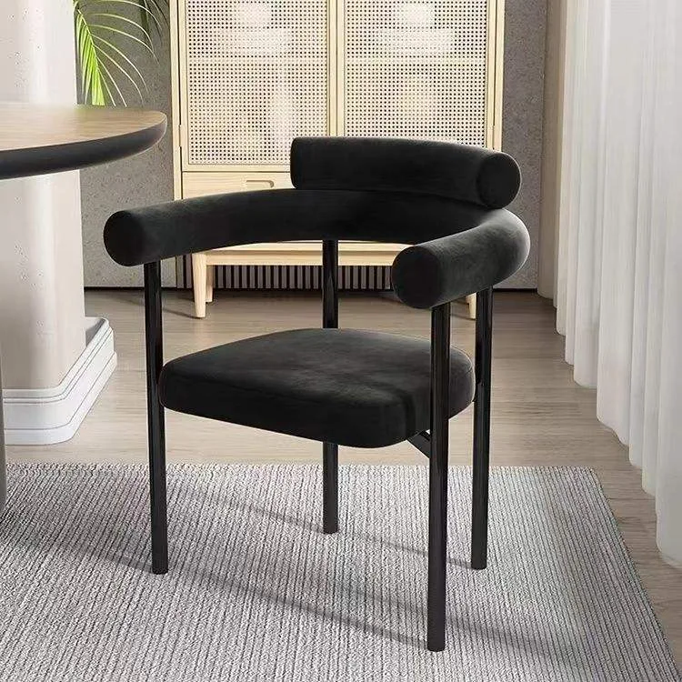 JP Modern Luxury Italian Velvet Fabric Dining