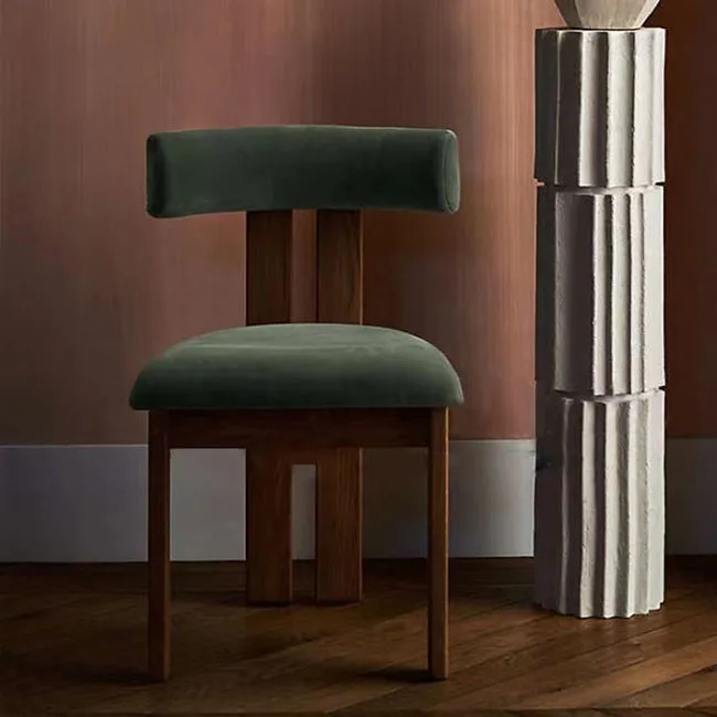 JP Modern Minimalist Solid Wood Dining Chairs Wooden photo 3