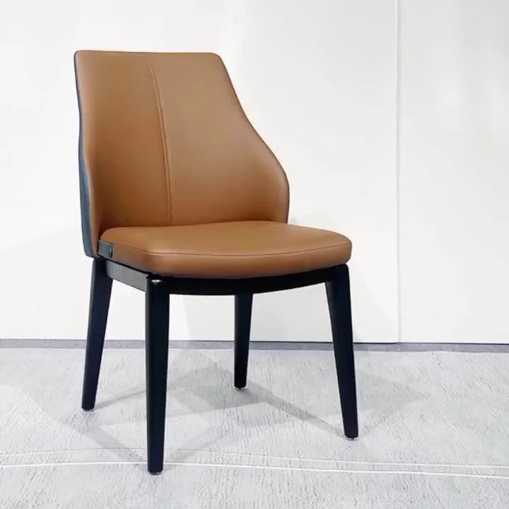 JP Modern Oak Solid Wood Restaurant Chair photo 2