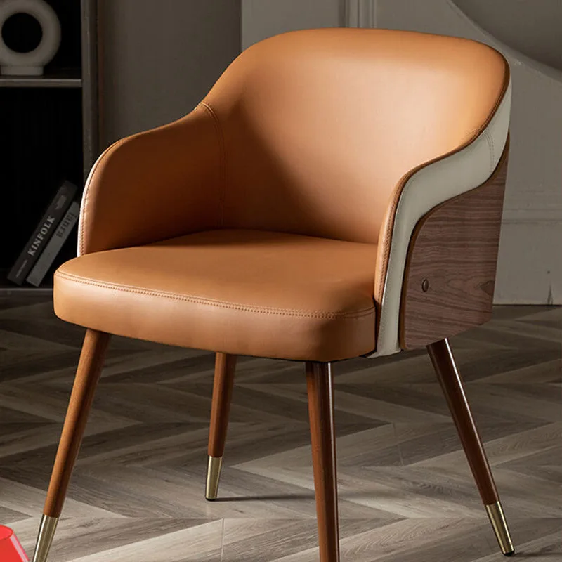JP Modern Restaurant Furniture Solid Wood Leather