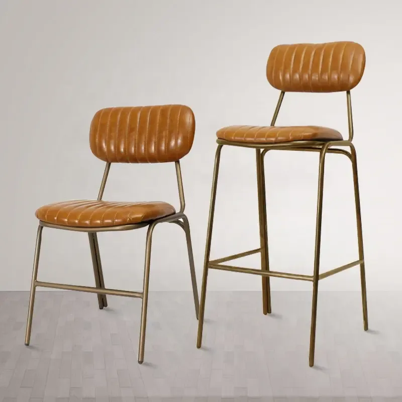 JP Modern Retro Iron Art Dining Chair