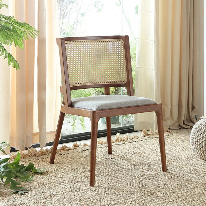 JP Modern Retro Solid Wood Dining Chair photo 3