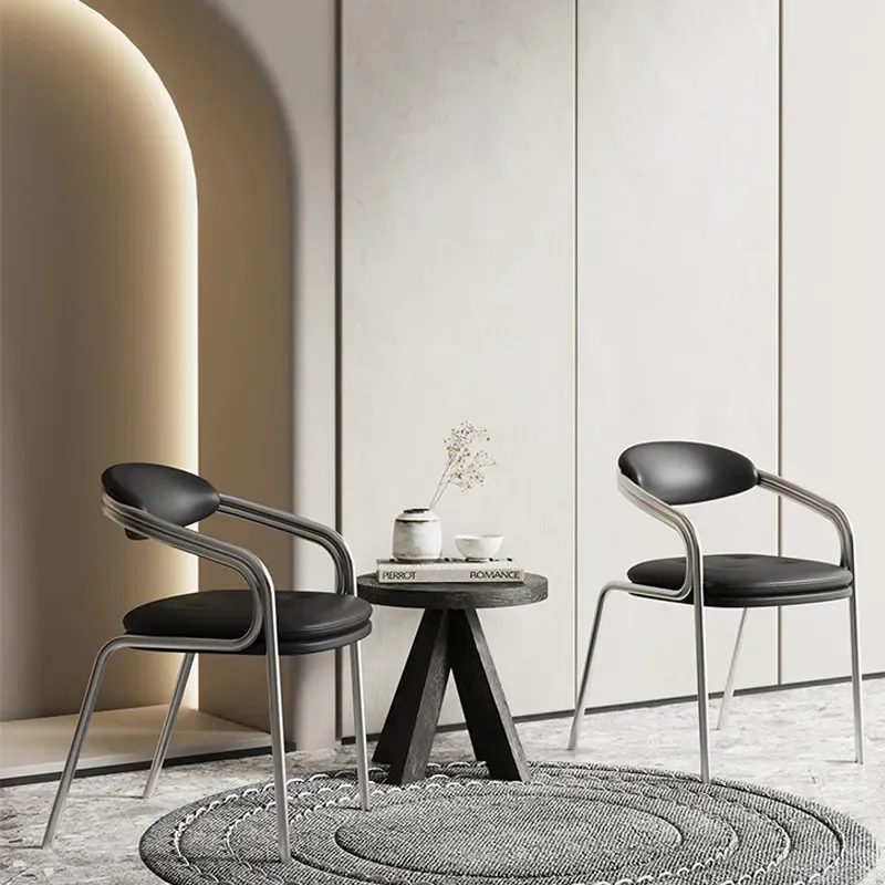 JP Modern Scandinavian Coffee Chair with Metal photo 2