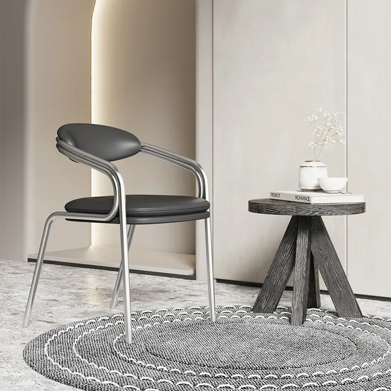 JP Modern Scandinavian Coffee Chair with Metal