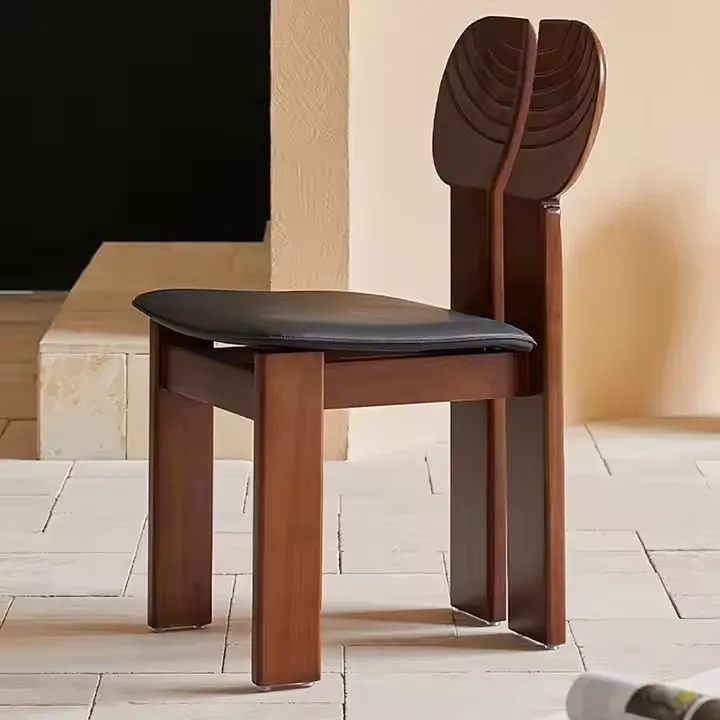 JP Modern Solid Wood Dining Chair with Unique photo 3