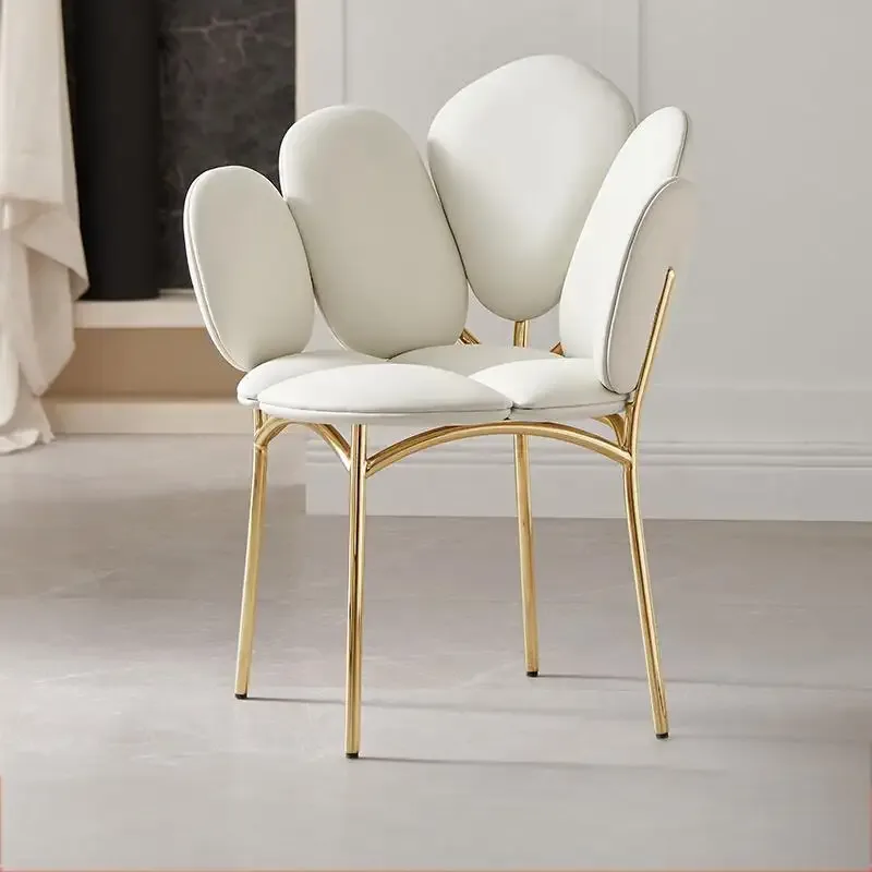 JP Modern Style Armrest Saddle Leather Velvet