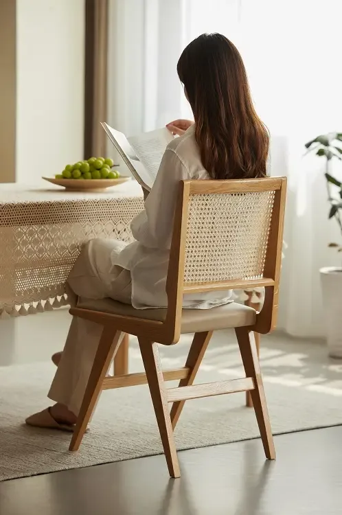 JP Nordic Classic Modern Solid Wood Chair for Dining photo 2