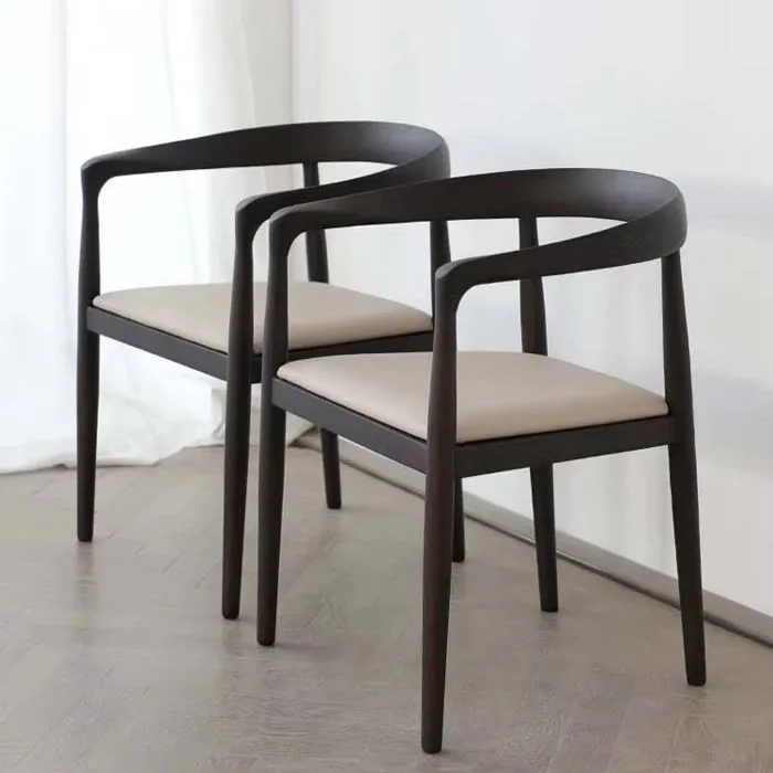 JP Nordic Design Simple Solid Wood Leather photo 1