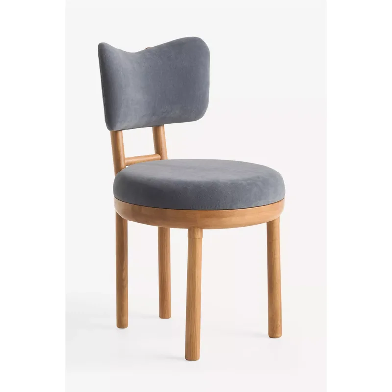 JP Nordic Modern Simple Solid Wood Dining Chair High photo 2