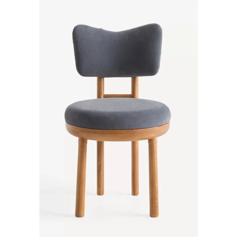 JP Nordic Modern Simple Solid Wood Dining Chair High