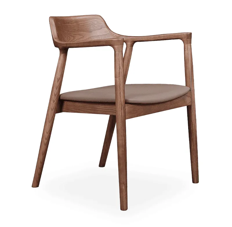 JP Nordic Modern Upholstery Chair Solid Wood
