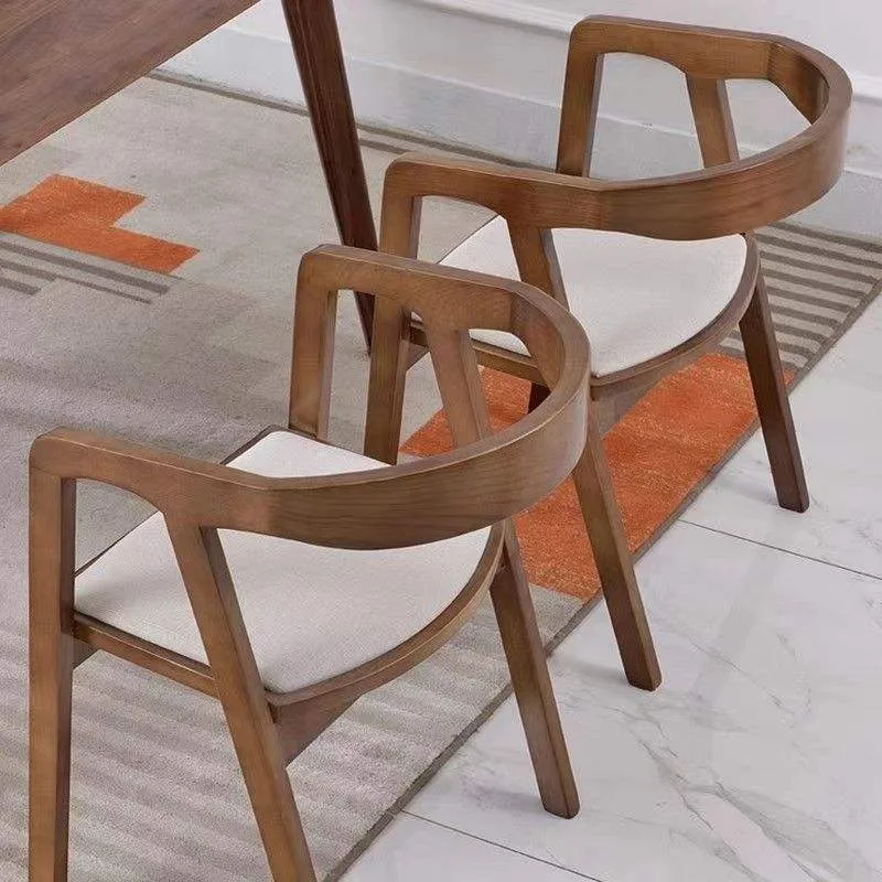JP Nordic Solid Wood Dining Chair Home Original photo 3
