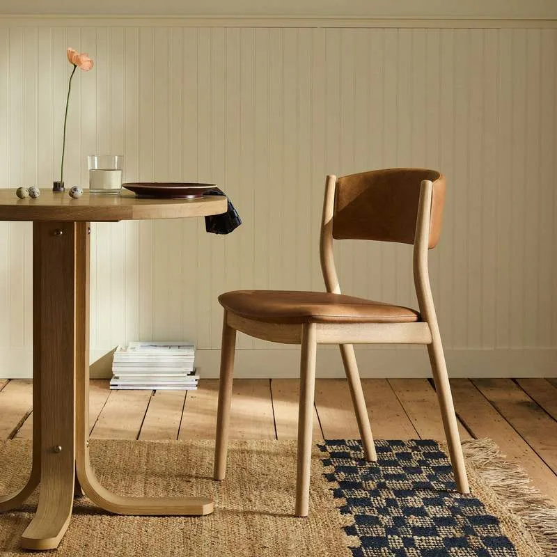 JP Nordic Solid Wood Dining Chair PU