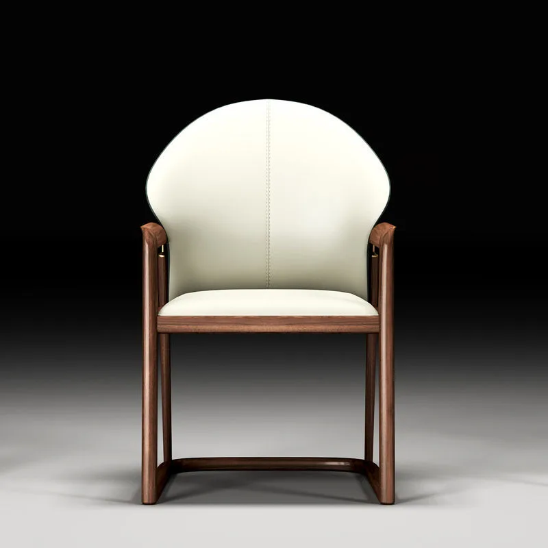 JP Nordic Solid Wood Leather Brown Cafe photo 2
