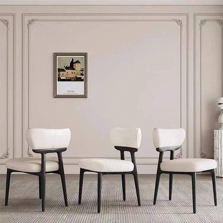 JP Nordic White Velvet Fabric Upholstered Solid photo 3