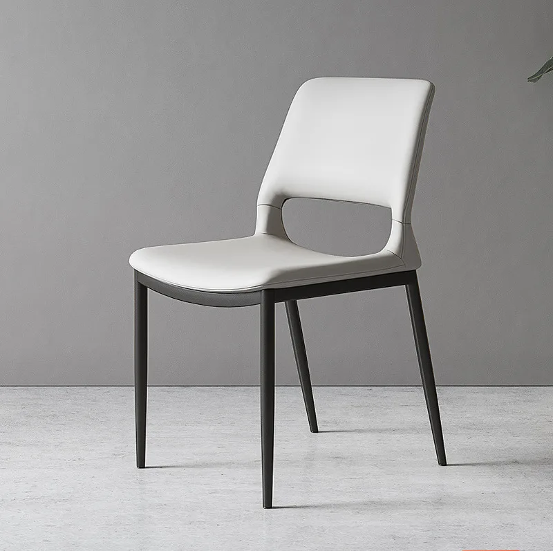 JP Quality Tufted Leather Dining Chair Modern photo 2