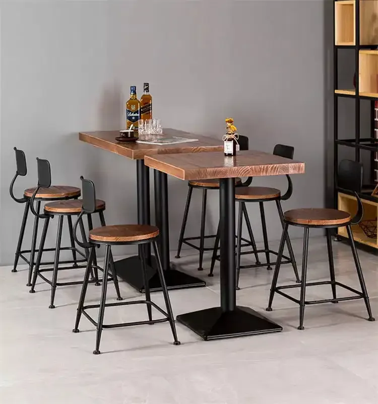 JP Restaurant Stackable Wooden Cafe Coffee Furniture photo 2