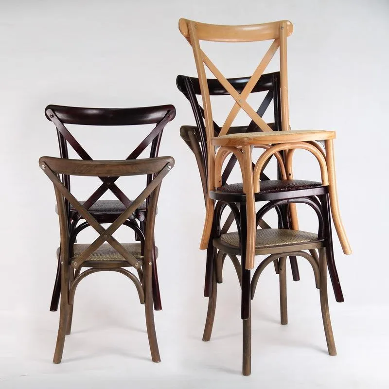 JP Rustic Vintage Modern Style Bentwood Stackable