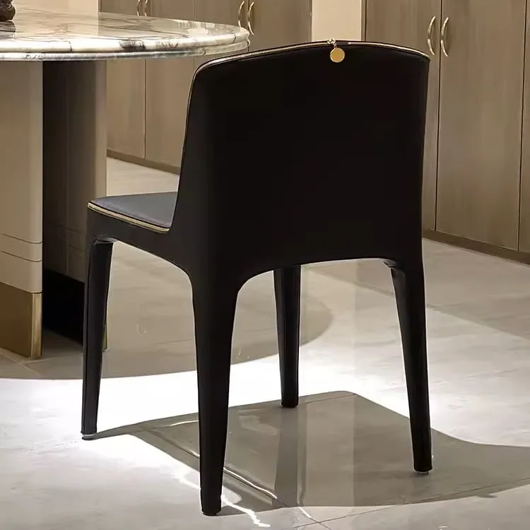 JP Simple Living Modern Leather Writing Desk photo 3