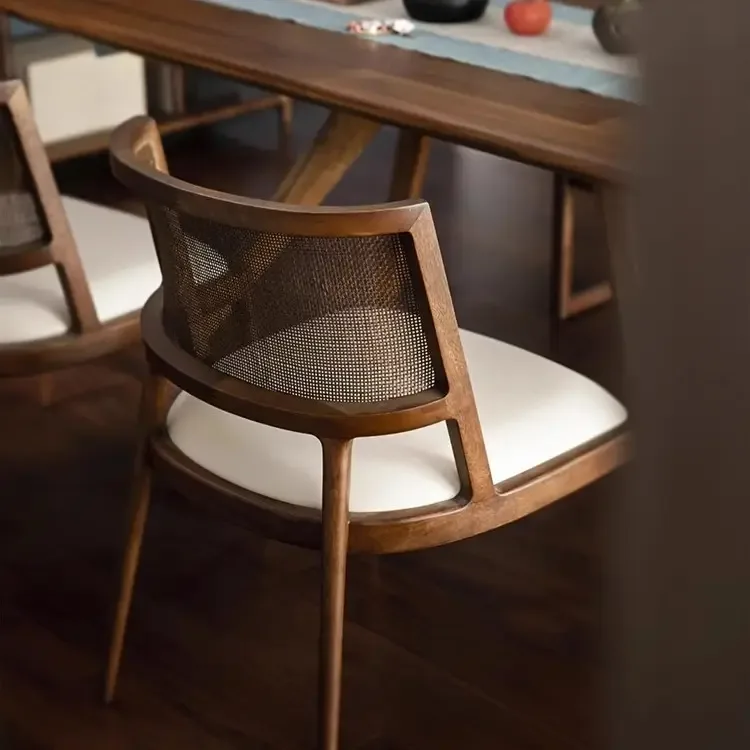 JP Solid Wood Dining Chair Designer Restaurant photo 2