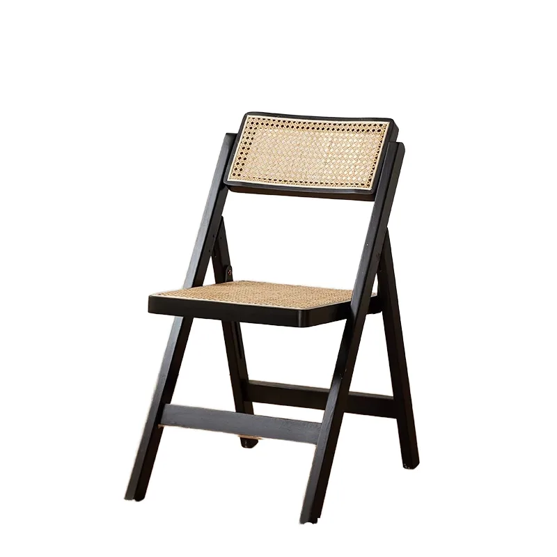 JP Solid Wood Dining Chair with Rattan photo 2