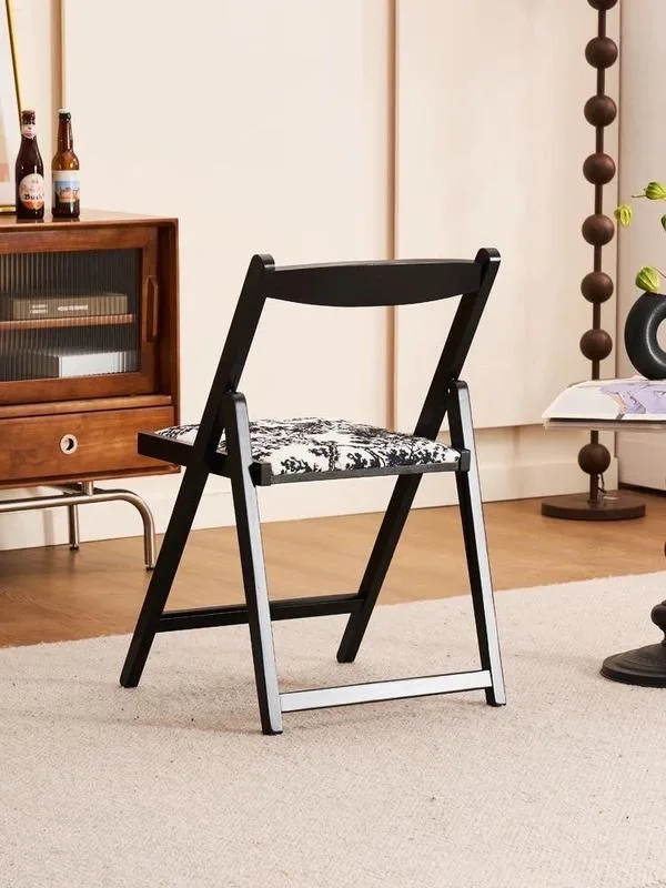 JP Solid Wood Folding Chairs Household Small-sized photo 2