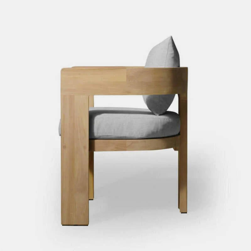 JP Teak Wood Dinning Chair Luxury Armchair photo 3