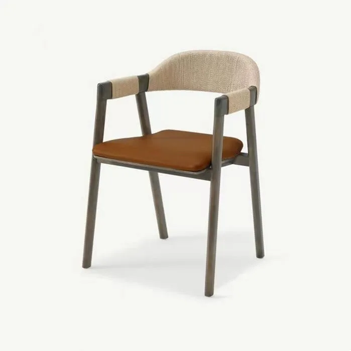 JP Vintage Luxury Hotel Wooden Chair Woven