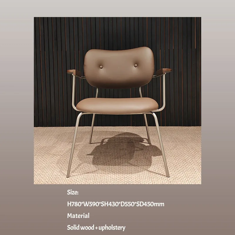 JP Vintage Stainless Steel Dining Chair with photo 2