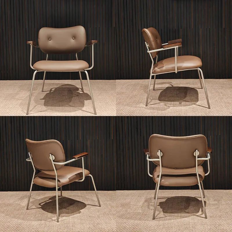 JP Vintage Stainless Steel Dining Chair with photo 3