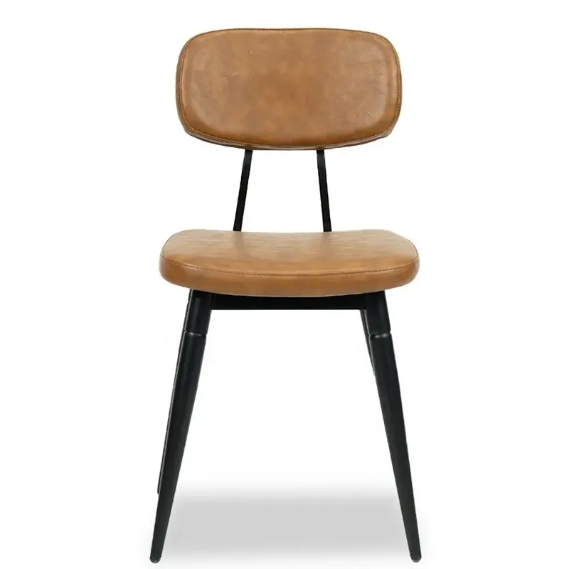 JP Wholesale Factory Metal Frame Wooden Dining Chair photo 2