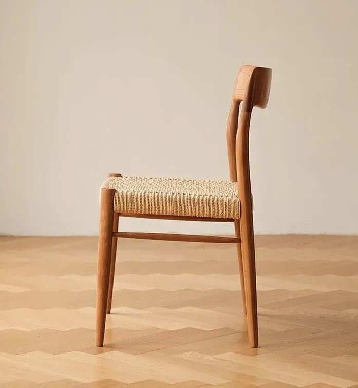 JP Woven Cord Side Chair Solid Wood photo 2