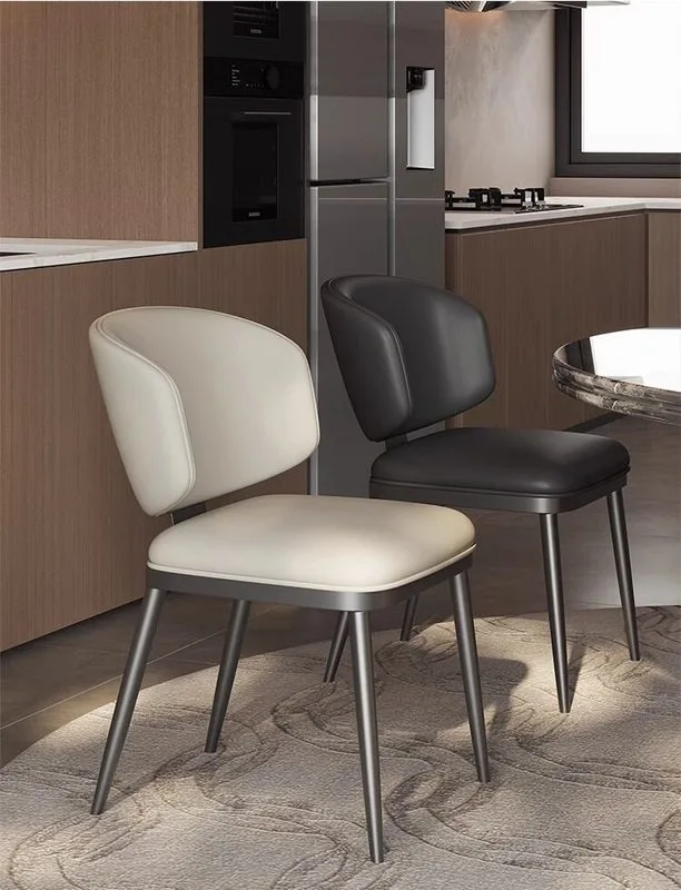 JP Wrap Back PU Leather Dining Chair photo 2